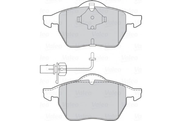 Valeo Σετ τακάκια, Δισκόφρενα - 301751