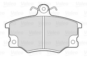 Valeo Σετ τακάκια, Δισκόφρενα - 301219