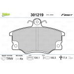 Valeo Σετ τακάκια, Δισκόφρενα - 301219