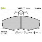 Valeo Σετ τακάκια, Δισκόφρενα - 301217