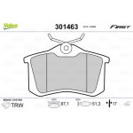 Valeo Σετ τακάκια, Δισκόφρενα - 301463