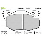 Valeo Σετ τακάκια, Δισκόφρενα - 301081