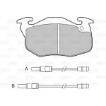 Valeo Σετ τακάκια, Δισκόφρενα - 598181
