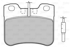 Valeo Σετ τακάκια, Δισκόφρενα - 598156