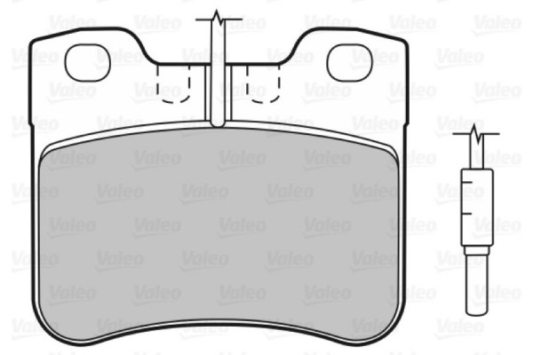 Valeo Σετ τακάκια, Δισκόφρενα - 598360 Valeo Σετ τακάκια, Δισκόφρενα - 598360