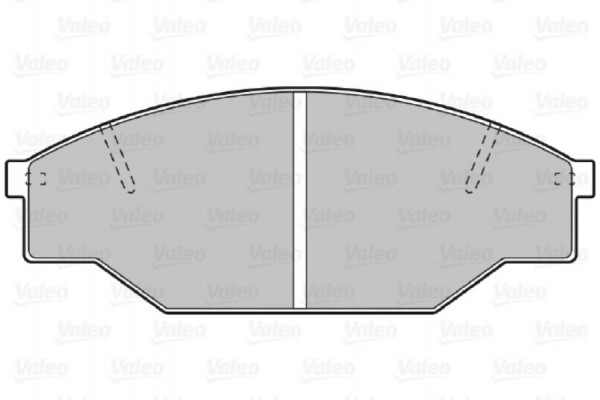 Valeo Σετ τακάκια, Δισκόφρενα - 598402