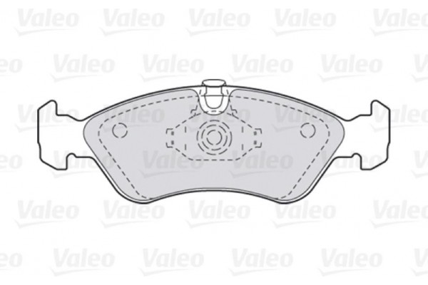 Valeo Σετ τακάκια, Δισκόφρενα - 301184