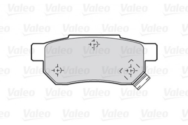 Valeo Σετ τακάκια, Δισκόφρενα - 301053