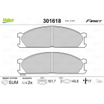 Valeo Σετ τακάκια, Δισκόφρενα - 301618