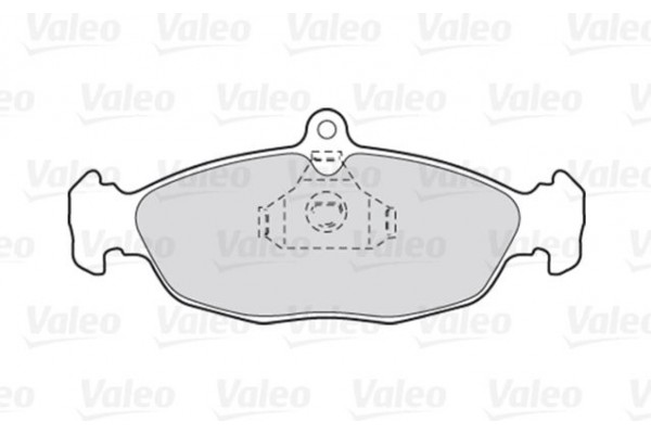 Valeo Σετ τακάκια, Δισκόφρενα - 301356