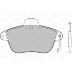 Valeo Σετ τακάκια, Δισκόφρενα - 598280