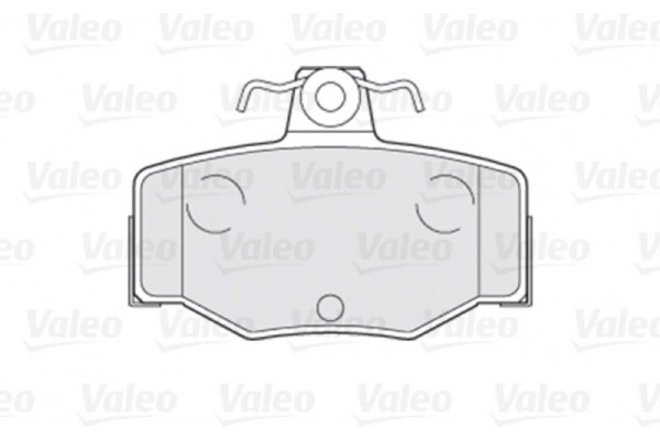 Valeo Σετ τακάκια, Δισκόφρενα - 301057