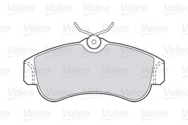 Valeo Σετ τακάκια, Δισκόφρενα - 301054