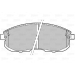 Valeo Σετ τακάκια, Δισκόφρενα - 301011