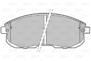 Valeo Σετ τακάκια, Δισκόφρενα - 301011