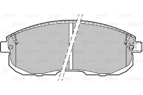 Valeo Σετ τακάκια, Δισκόφρενα - 301011