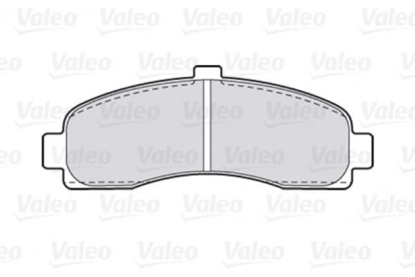 Valeo Σετ τακάκια, Δισκόφρενα - 301014