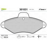 Valeo Σετ τακάκια, Δισκόφρενα - 301031