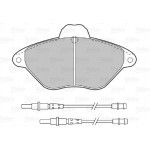 Valeo Σετ τακάκια, Δισκόφρενα - 598383 Valeo Σετ τακάκια, Δισκόφρενα - 598383