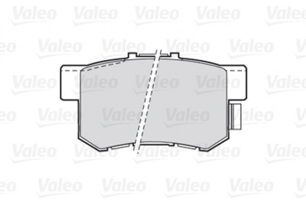 Valeo Σετ τακάκια, Δισκόφρενα - 301682