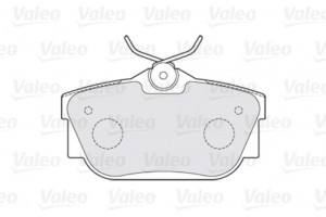 Valeo Σετ τακάκια, Δισκόφρενα - 301482