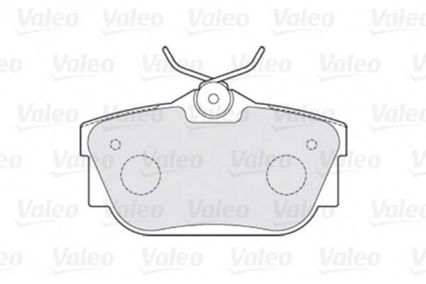 Valeo Σετ τακάκια, Δισκόφρενα - 301482