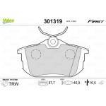 Valeo Σετ τακάκια, Δισκόφρενα - 301319