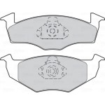 Valeo Σετ τακάκια, Δισκόφρενα - 301403