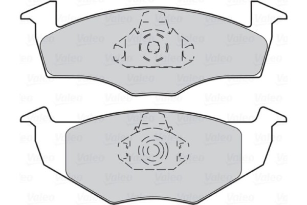 Valeo Σετ τακάκια, Δισκόφρενα - 301403