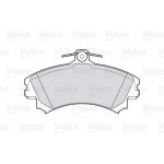 Valeo Σετ τακάκια, Δισκόφρενα - 301318