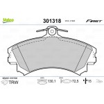 Valeo Σετ τακάκια, Δισκόφρενα - 301318