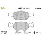 Valeo Σετ τακάκια, Δισκόφρενα - 302038