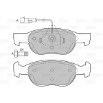 Valeo Σετ τακάκια, Δισκόφρενα - 598040