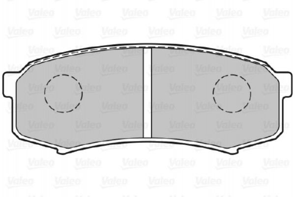 Valeo Σετ τακάκια, Δισκόφρενα - 301777 Valeo Σετ τακάκια, Δισκόφρενα - 301777