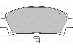 Valeo Σετ τακάκια, Δισκόφρενα - 598809