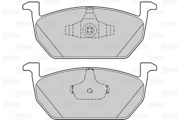 Valeo Σετ τακάκια, Δισκόφρενα - 302317
