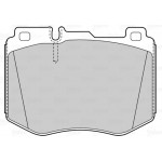 Valeo Σετ τακάκια, Δισκόφρενα - 601554