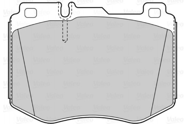 Valeo Σετ τακάκια, Δισκόφρενα - 601554