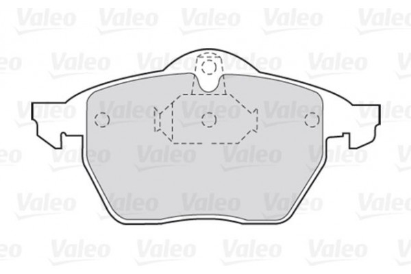 Valeo Σετ τακάκια, Δισκόφρενα - 301454