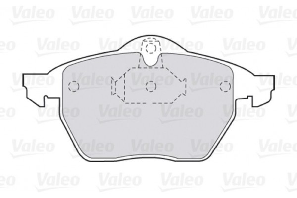 Valeo Σετ τακάκια, Δισκόφρενα - 301454
