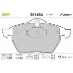 Valeo Σετ τακάκια, Δισκόφρενα - 301454