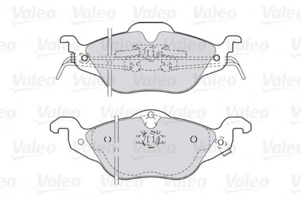 Valeo Σετ τακάκια, Δισκόφρενα - 301322