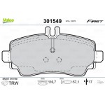 Valeo Σετ τακάκια, Δισκόφρενα - 301549