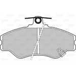 Valeo Σετ τακάκια, Δισκόφρενα - 598634