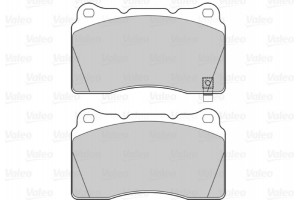 Valeo Σετ τακάκια, Δισκόφρενα - 302295