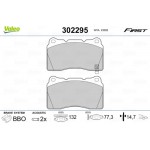 Valeo Σετ τακάκια, Δισκόφρενα - 302295