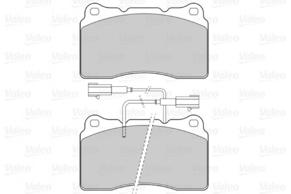 Valeo Σετ τακάκια, Δισκόφρενα - 302318
