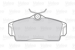 Valeo Σετ τακάκια, Δισκόφρενα - 301450