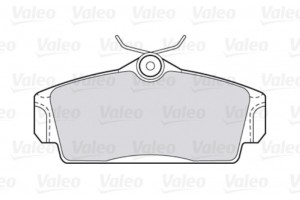 Valeo Σετ τακάκια, Δισκόφρενα - 301450