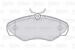 Valeo Σετ τακάκια, Δισκόφρενα - 301545